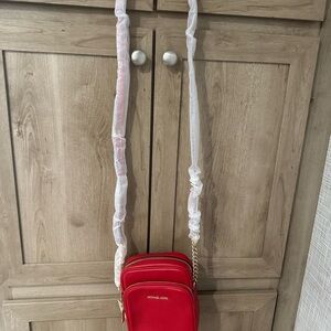 Michael Kors Vibrant Red Crossbody Bag